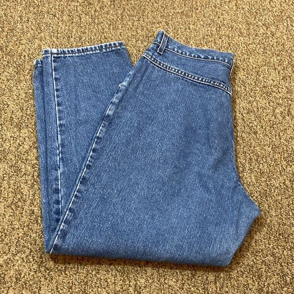 VTG, 70s 80s MR Lee Made In USA Blue Jeans Size 14P - Picture 4 of 7